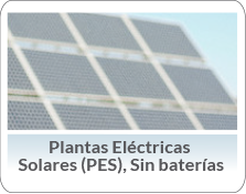 Plantas Eléctricas Solares (PES), Sin baterías